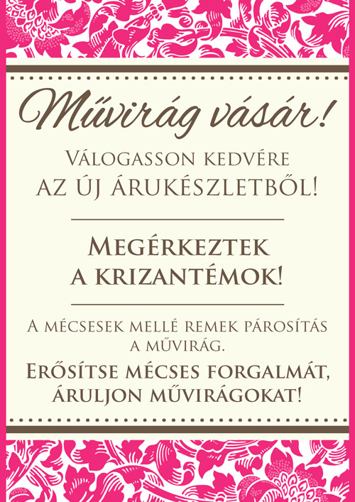 M�vir&aacute;g V&aacute;s&aacute;r!